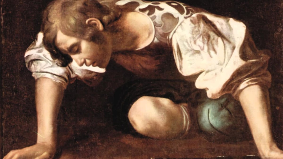 Michelangelo caravaggio narcisse v2 reduite 